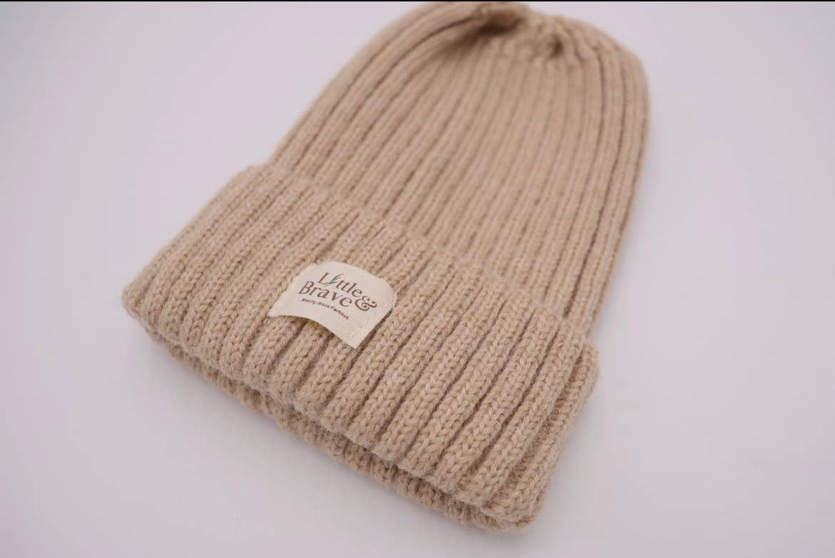 The Little + Brave Baby Beanie | Khaki |