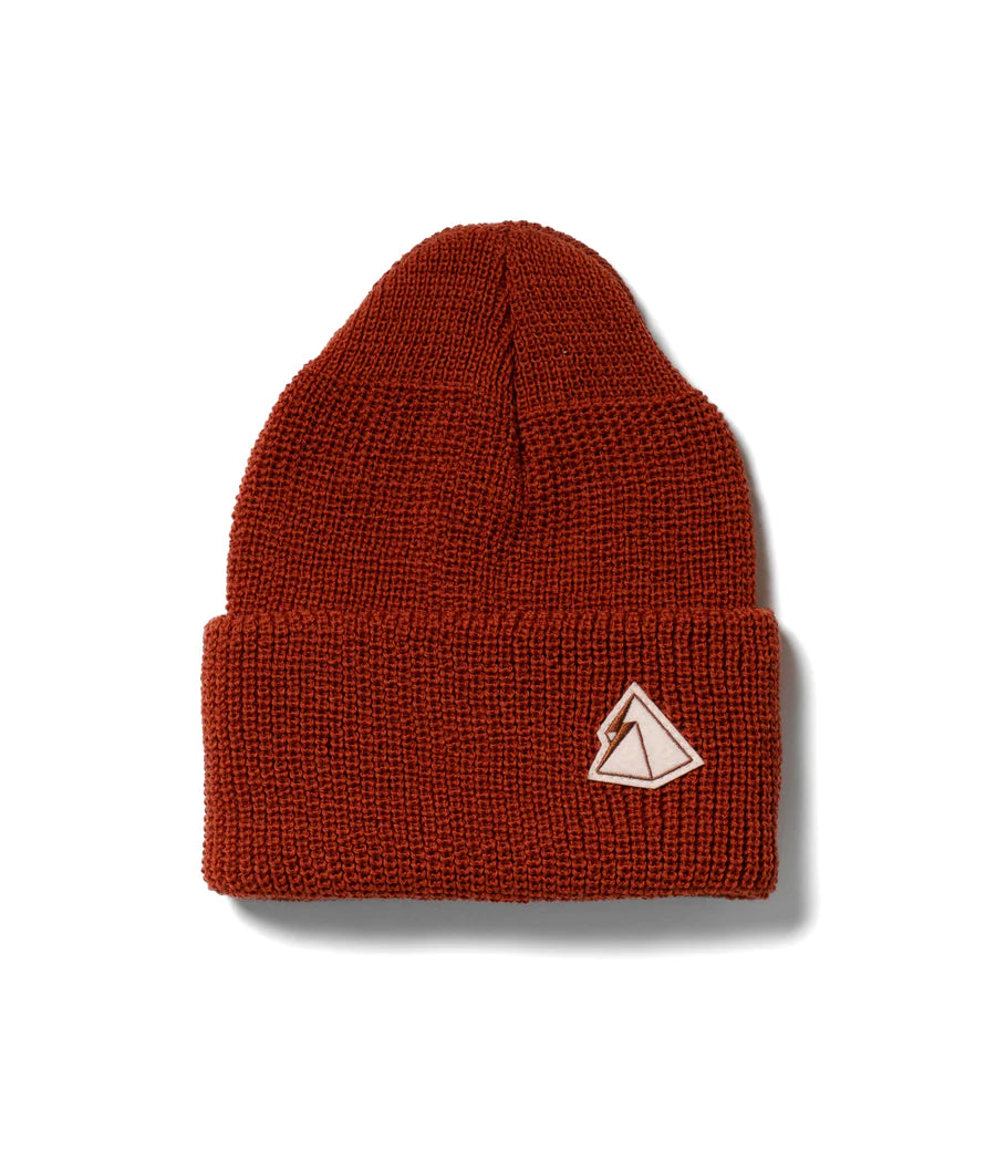 The Heavy Knit Merino Deso Beanie | Rust |