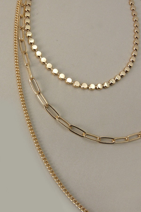 The Sadie Multi Chain Layer Necklace