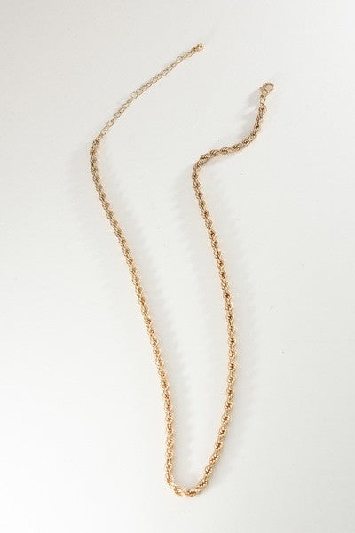 Large Rope Twist Necklace