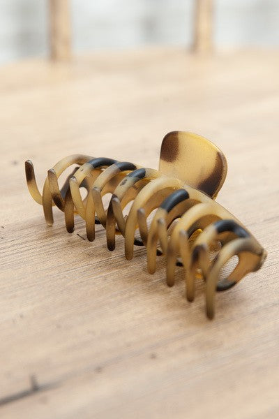 The Tortoise Hair Claw Clip | Matte Finish |