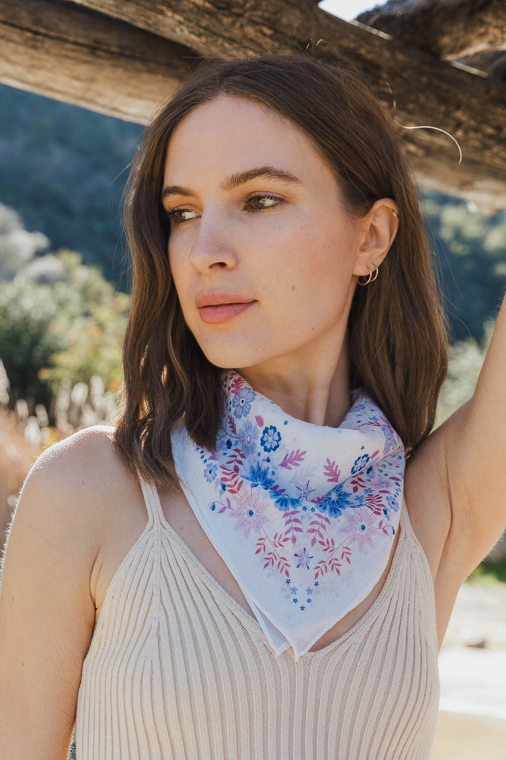 The Blissful Bloom Floral Bandana |