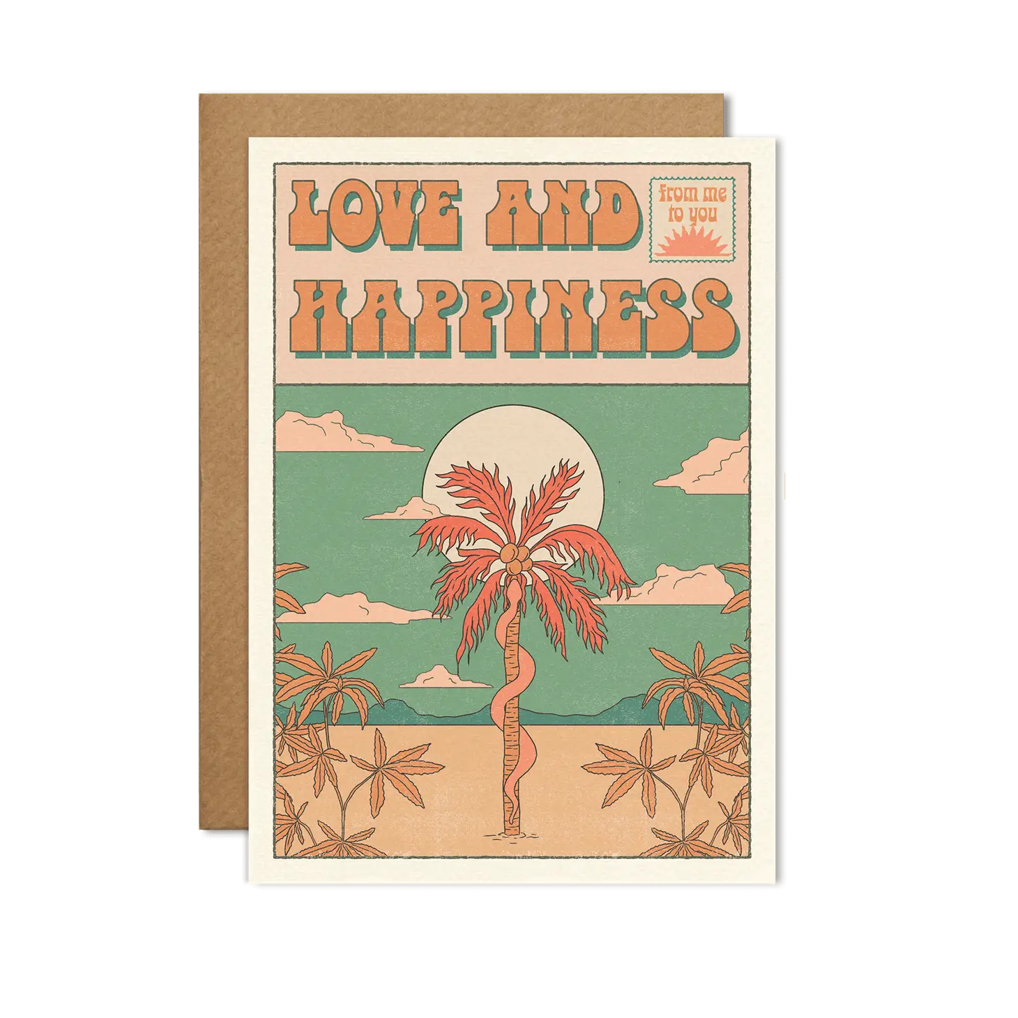 The Love And Happiness Greeting Card