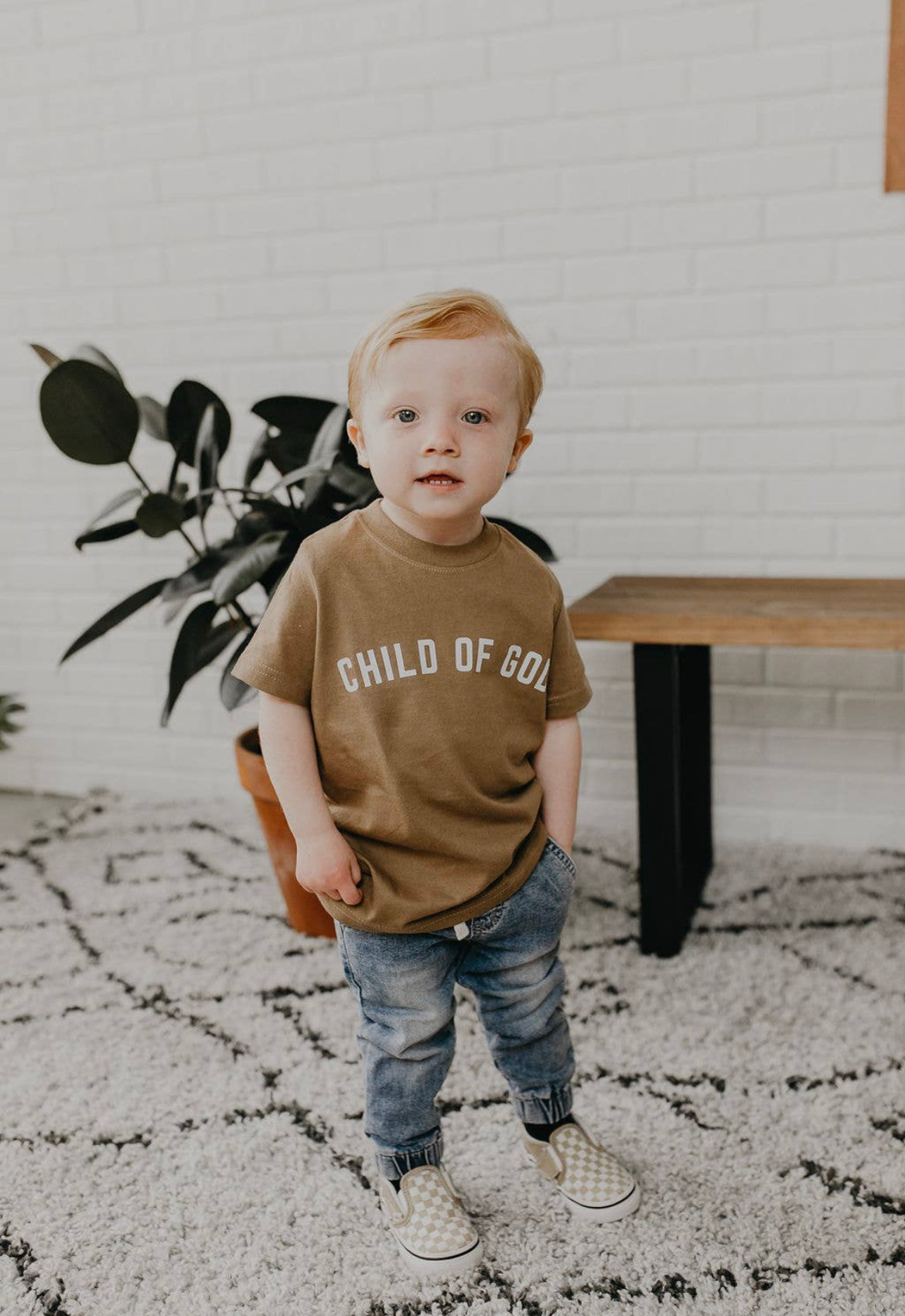 The Child Of God Toddler Graphic Tee | Brown |