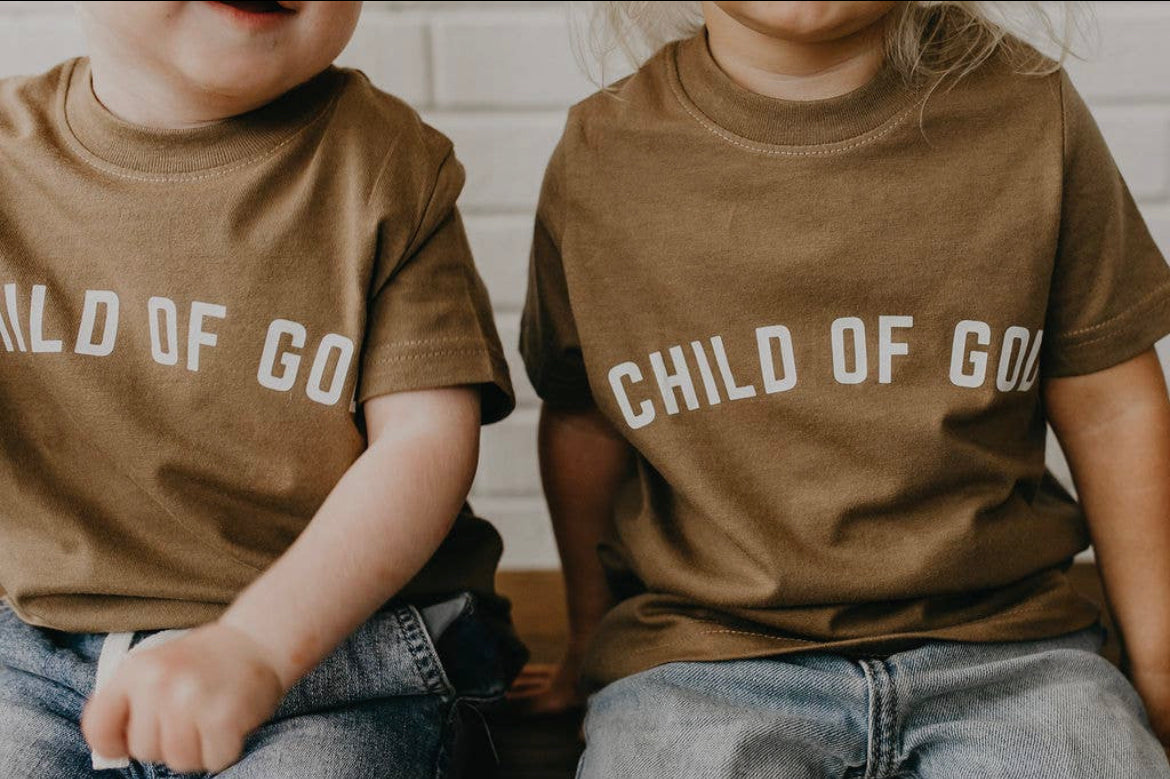 The Child Of God Toddler Graphic Tee | Brown |