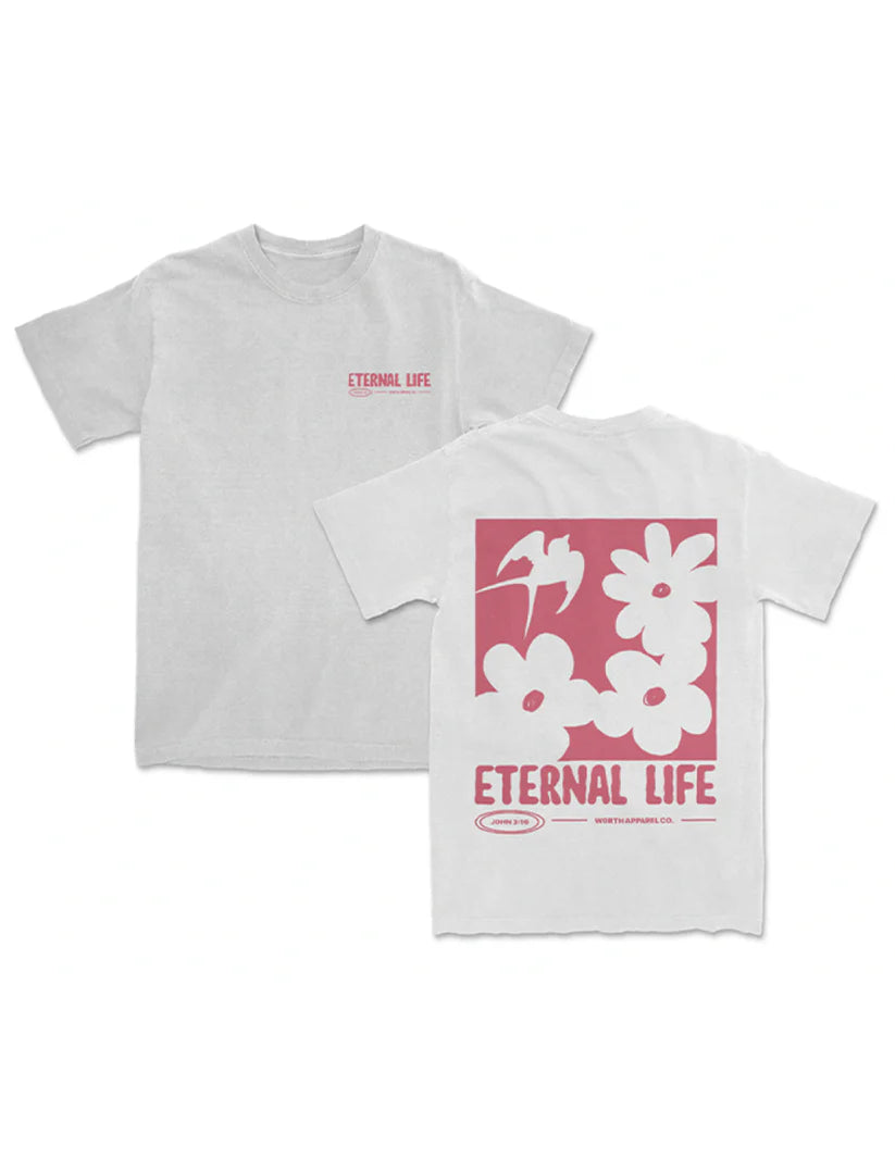 The Eternal Life Graphic Tee | White |