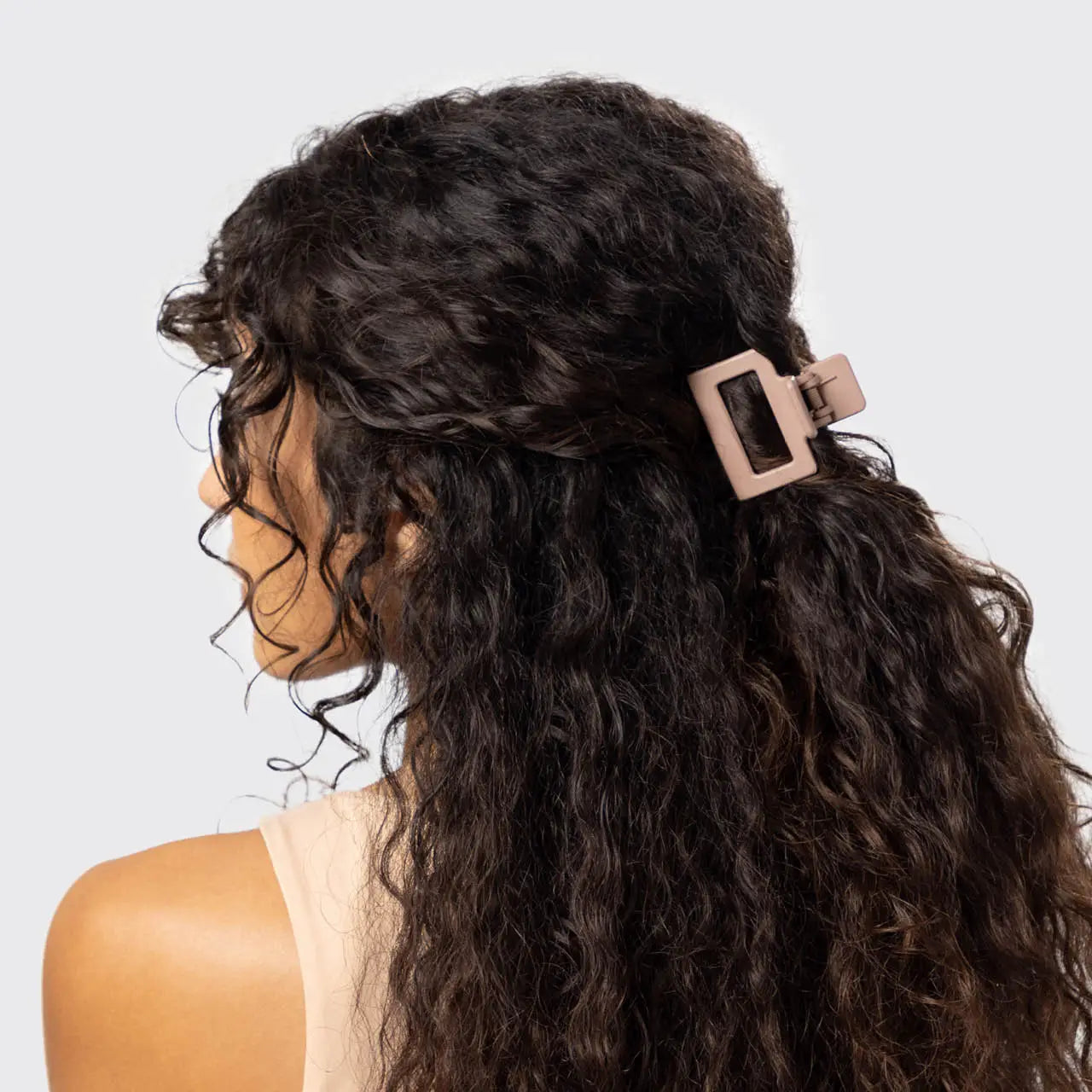 The Recycled Assorted 3 pc Set Claw Clip | Brown Blush Neutral |