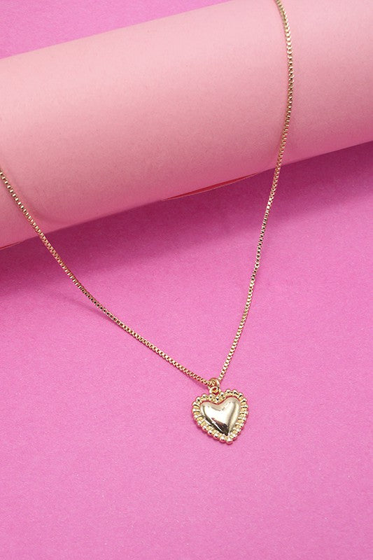 The Delicate Heart Pendant Necklace
