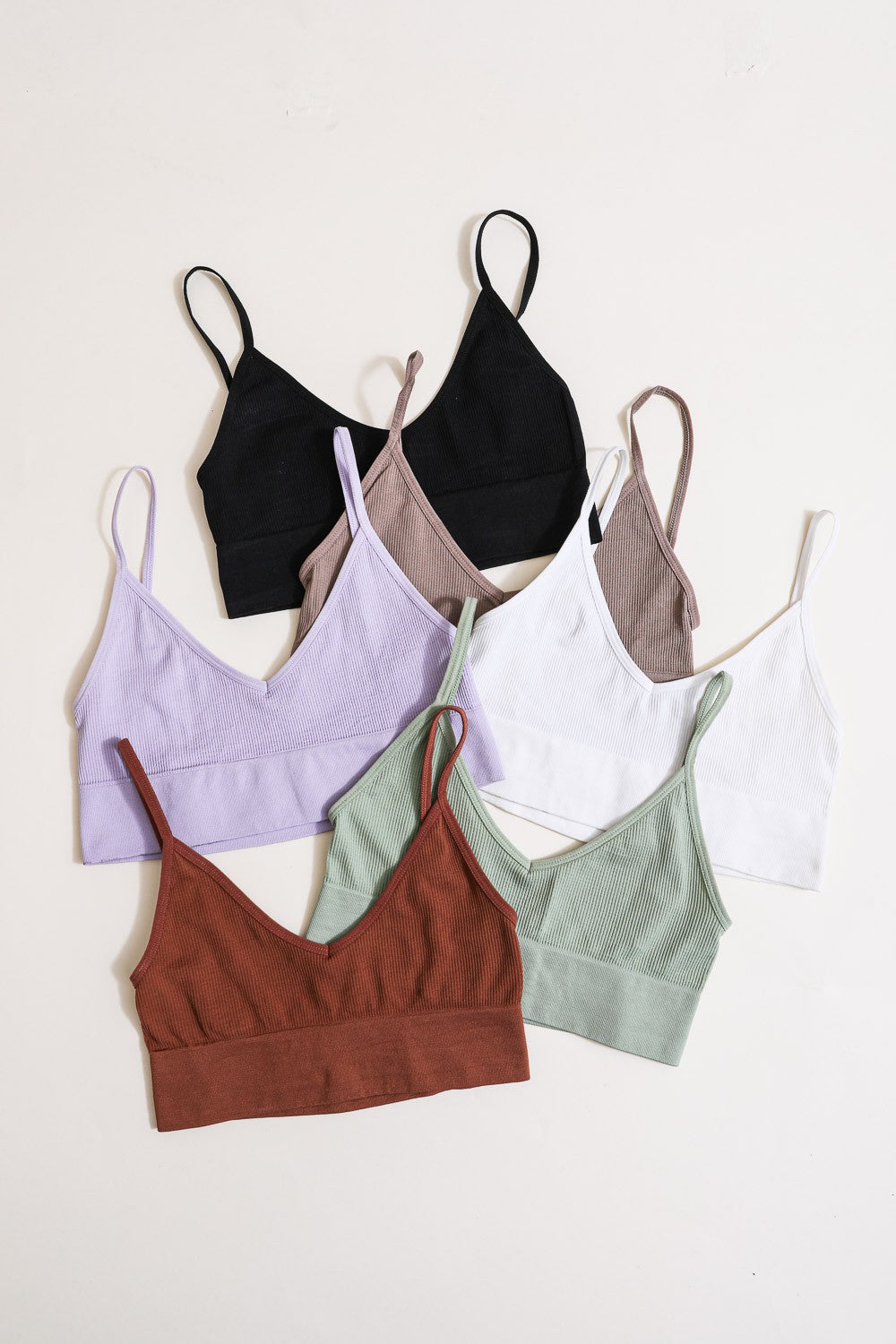 The Luci Low Back Seamless Bralette | Lilac |