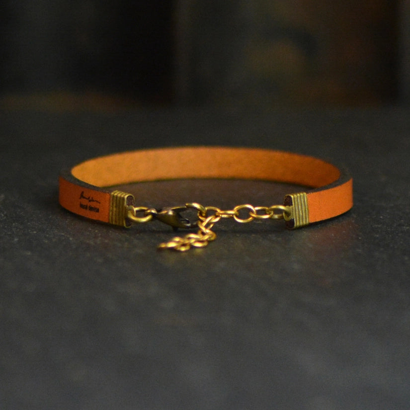The Bonus Mom Bracelet | Brown Leather |