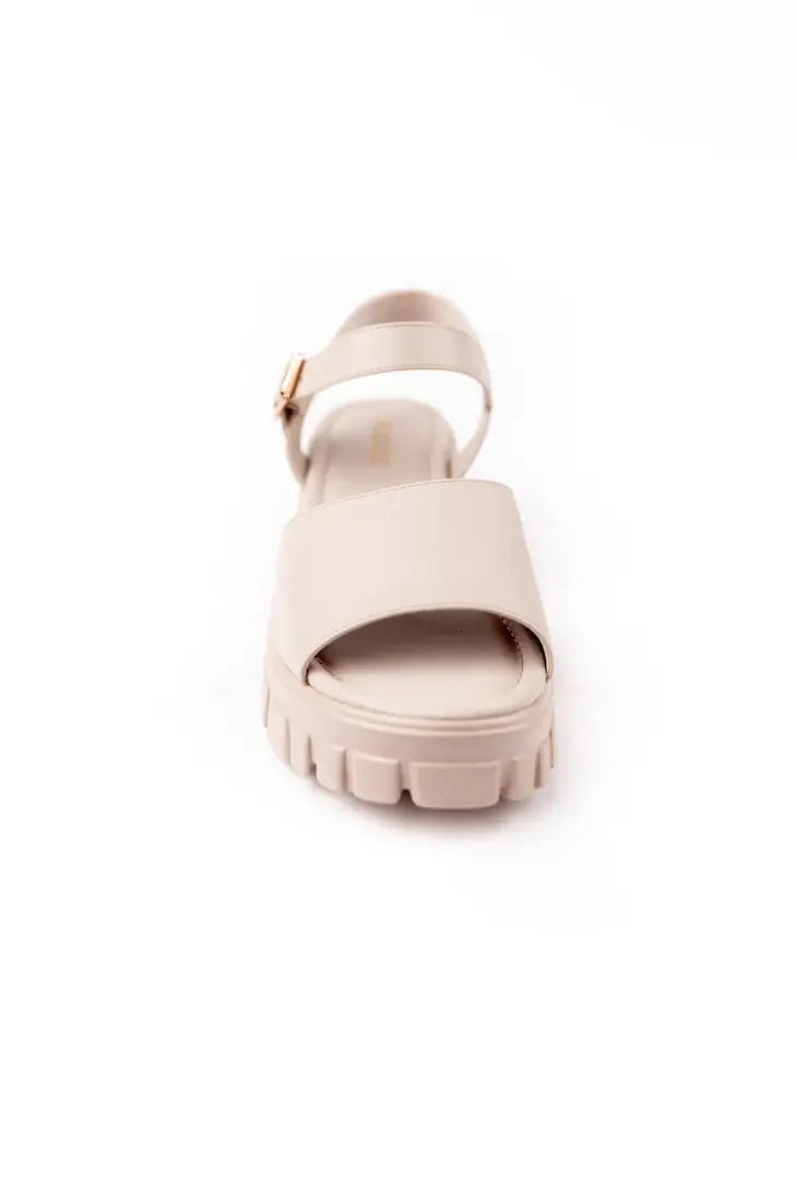 The Tristen Chucky Heel Sandal | Off White |