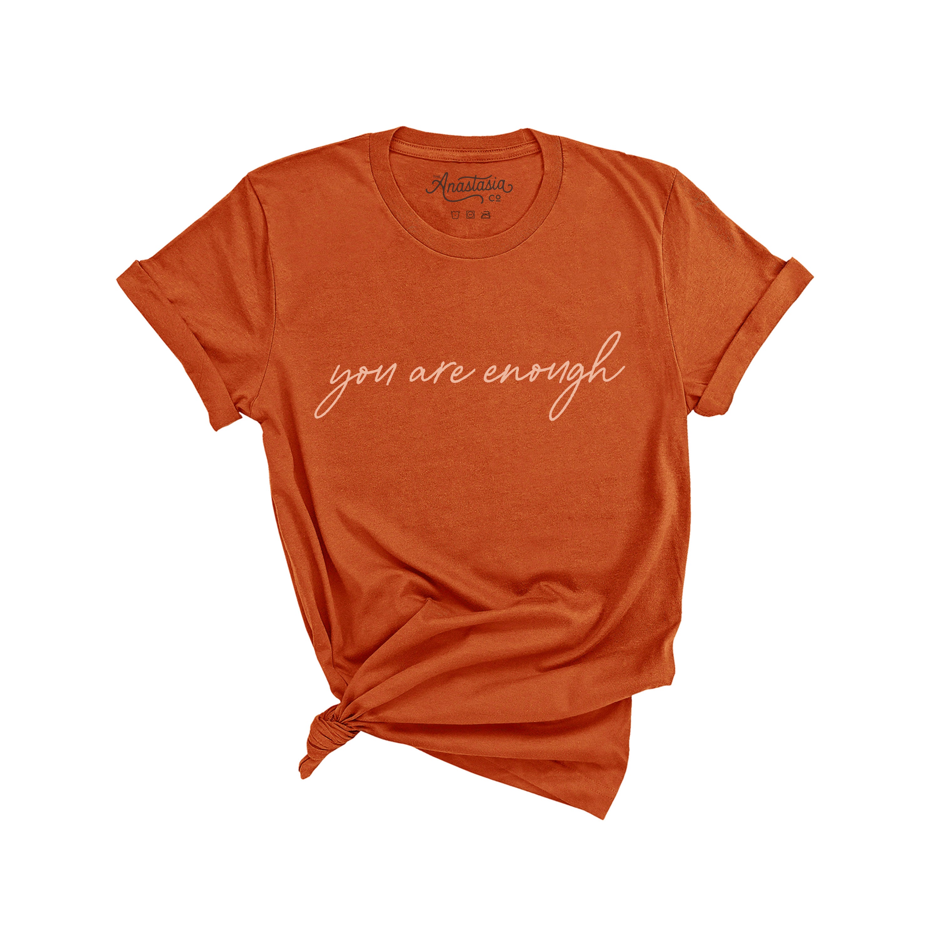 The You Are Enough Graphic Tee | Rust |