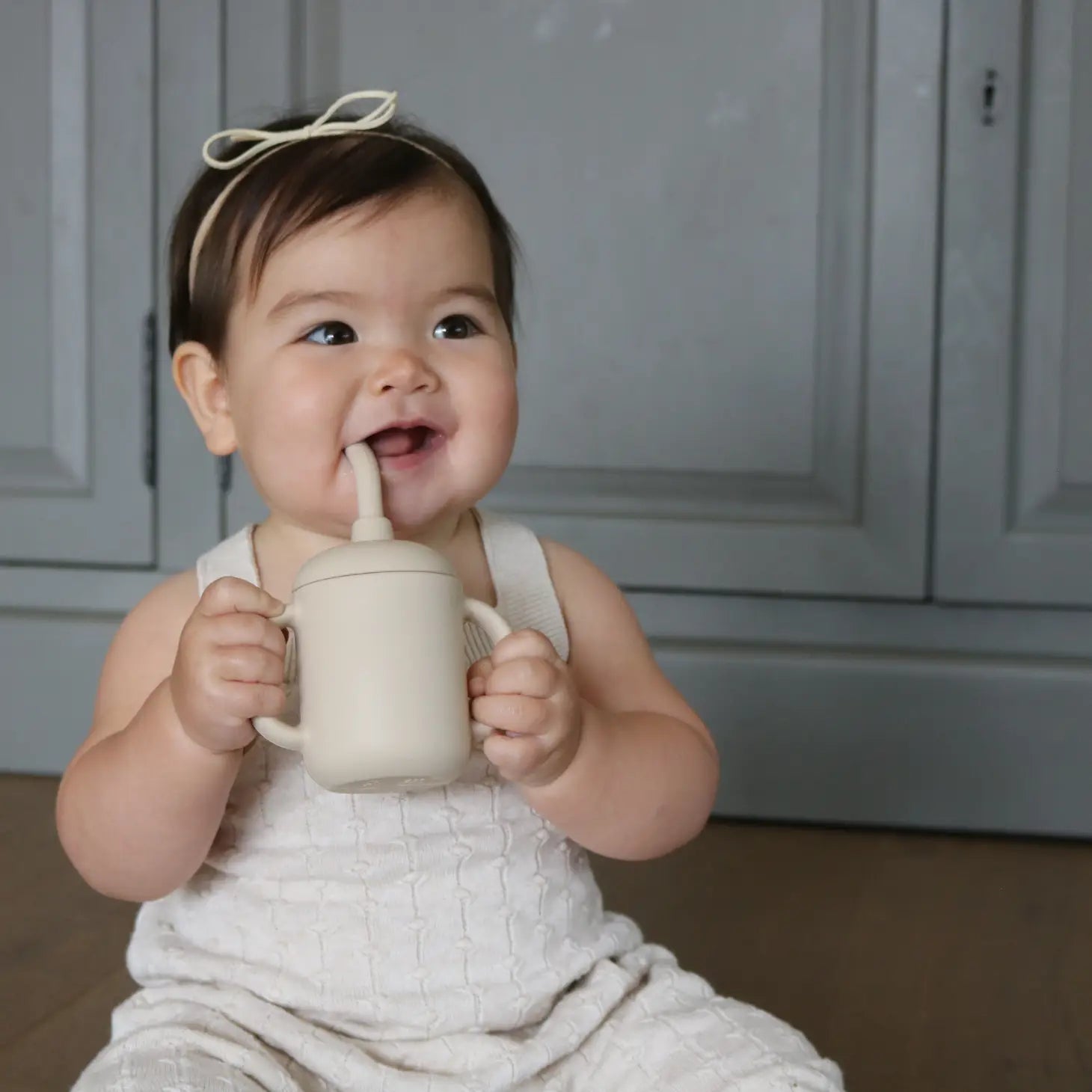 The Sutton Silicone Sippy With Straw