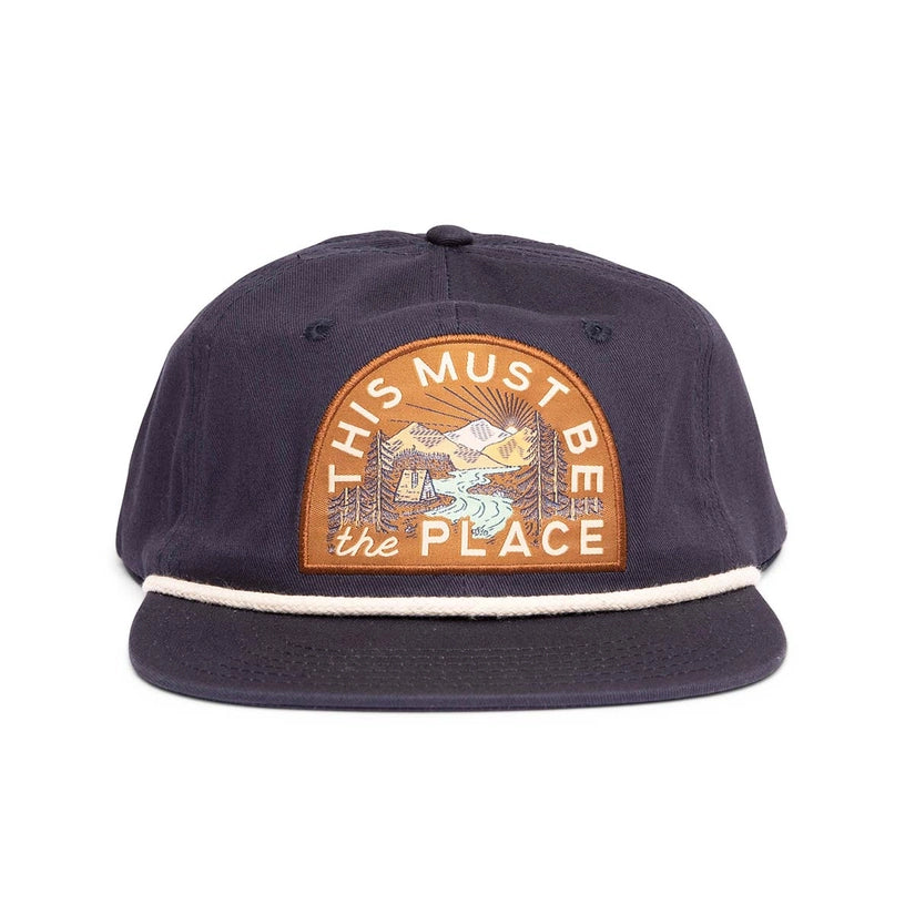The This Must Be The Place Hat - Mountains | Navy |