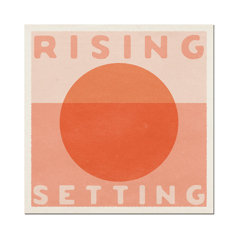 The Rising Setting Print