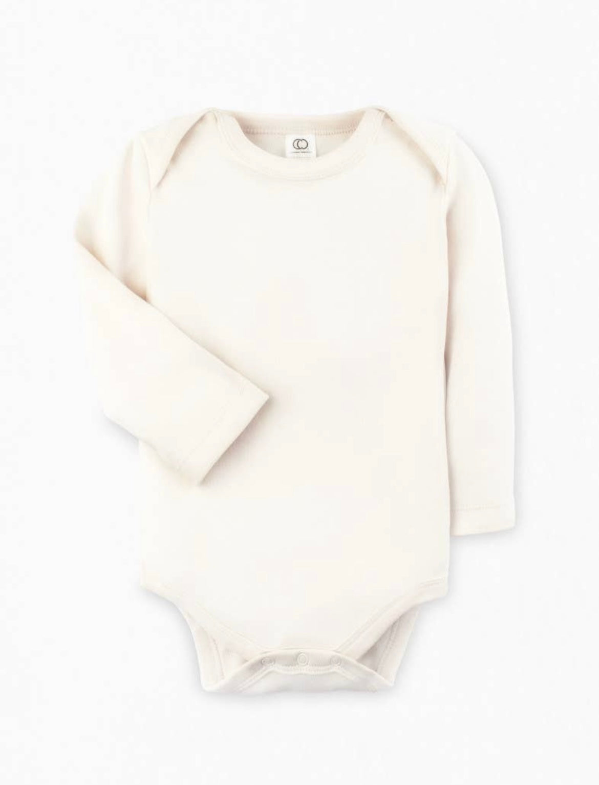The Evie Long Sleeve Baby Bodysuit | Natural |