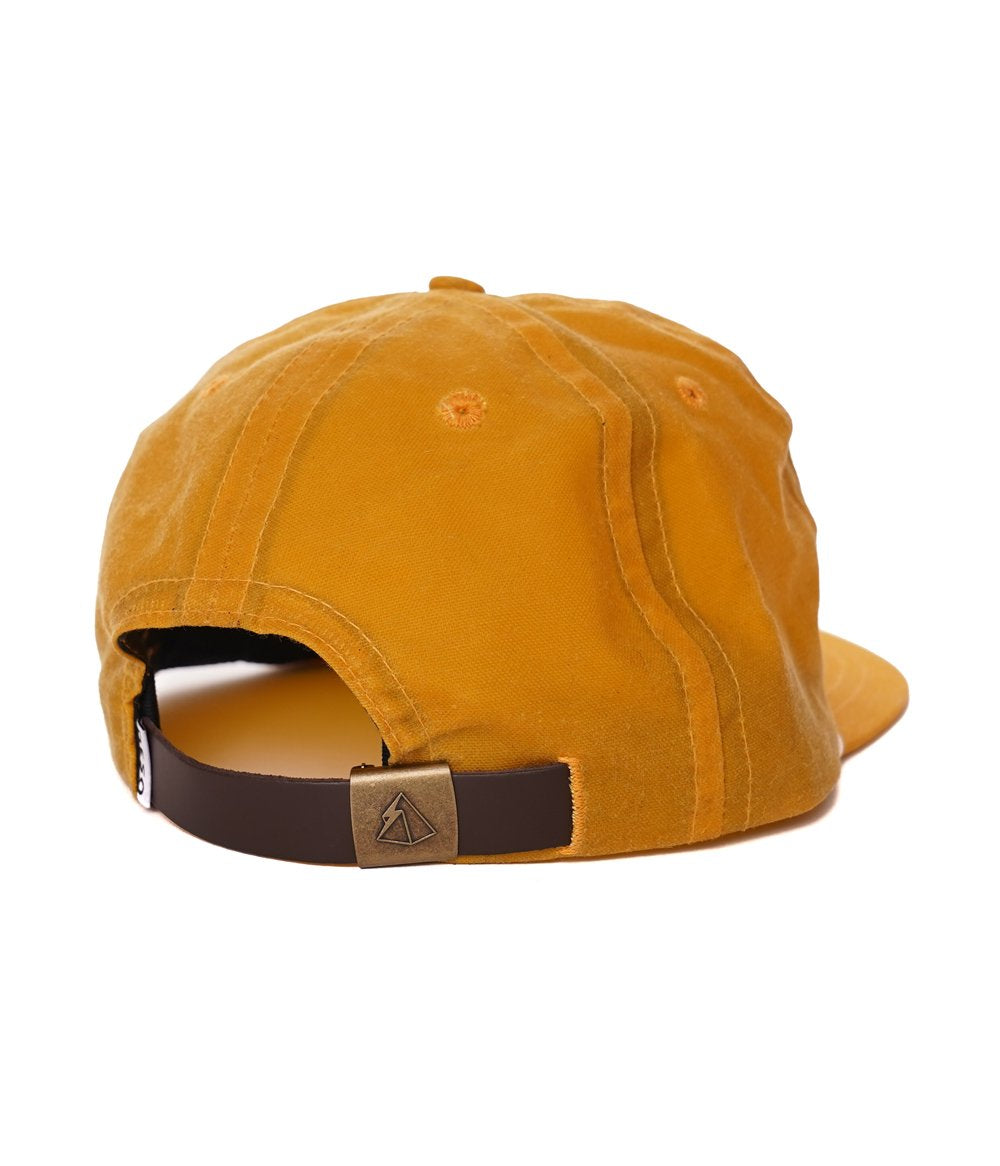 The Past Life Waxed 5-Panel Deso Hat | Rover Yellow |